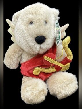 2001 Starbucks Cupid Bearista 16” Plush